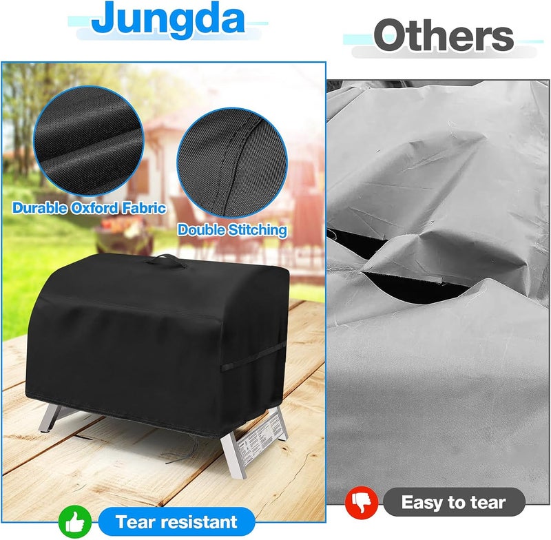 Jungda Grill Cover for Z Grills Cruiser 200a Portable Pellet Grill,Waterproof Small Tabletop BBQ Grill Covers - 25 x 20 x 13 Inch - Image 5